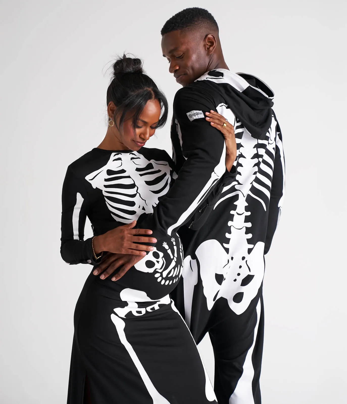 Maternity Skeleton Couples Costumes sold by Tipsy Elves product image thumbnail 3