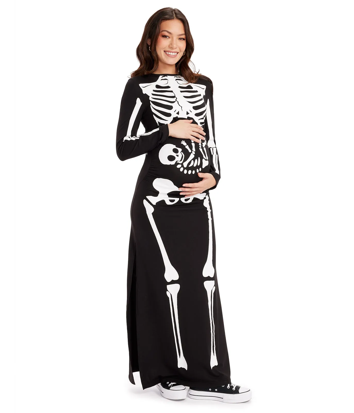 Maternity Skeleton Couples Costumes sold by Tipsy Elves product image thumbnail 4