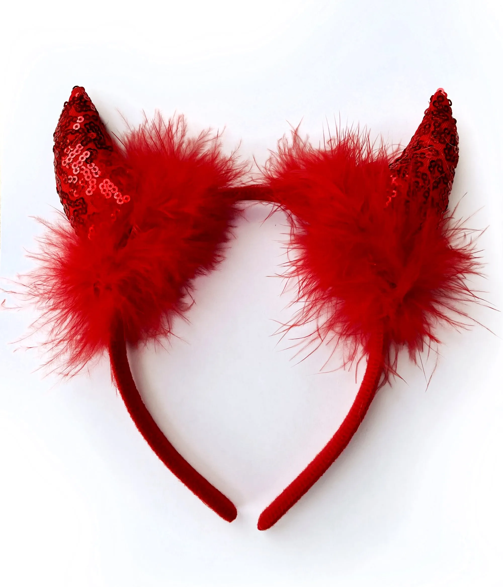 Women's Sequin Light Up Devil Costume Dress sold by Tipsy Elves product image thumbnail 4