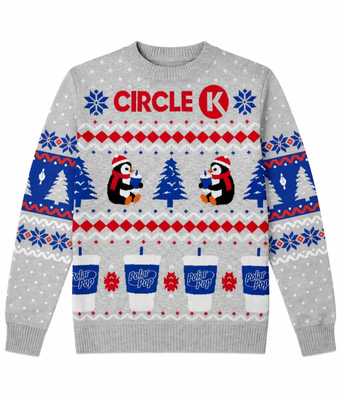Circle K Holiday Sweater made by Tipsy Elves