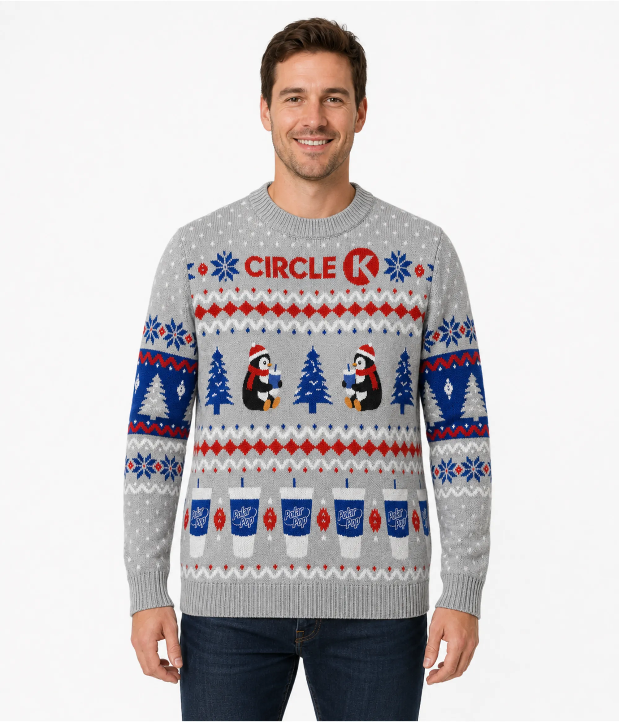 Circle K Holiday Sweater sold by Tipsy Elves product image thumbnail 3