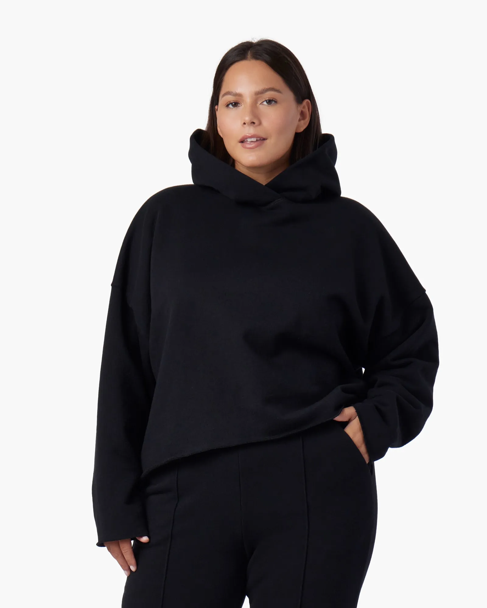 Raw Edge Hoodie sold by TKEES