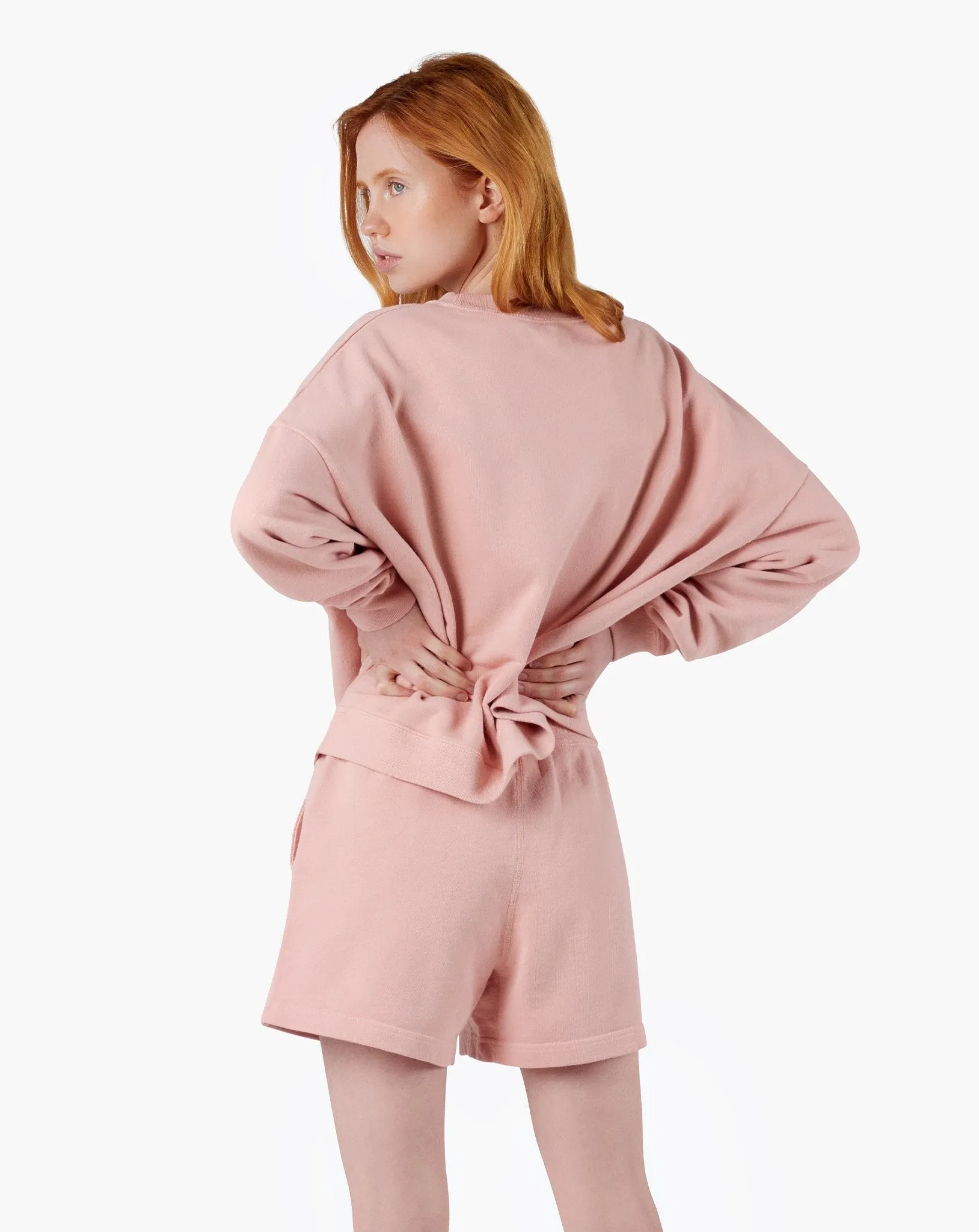 Core Boxy Crewneck - Peachy Pink sold by TKEES product image thumbnail 5