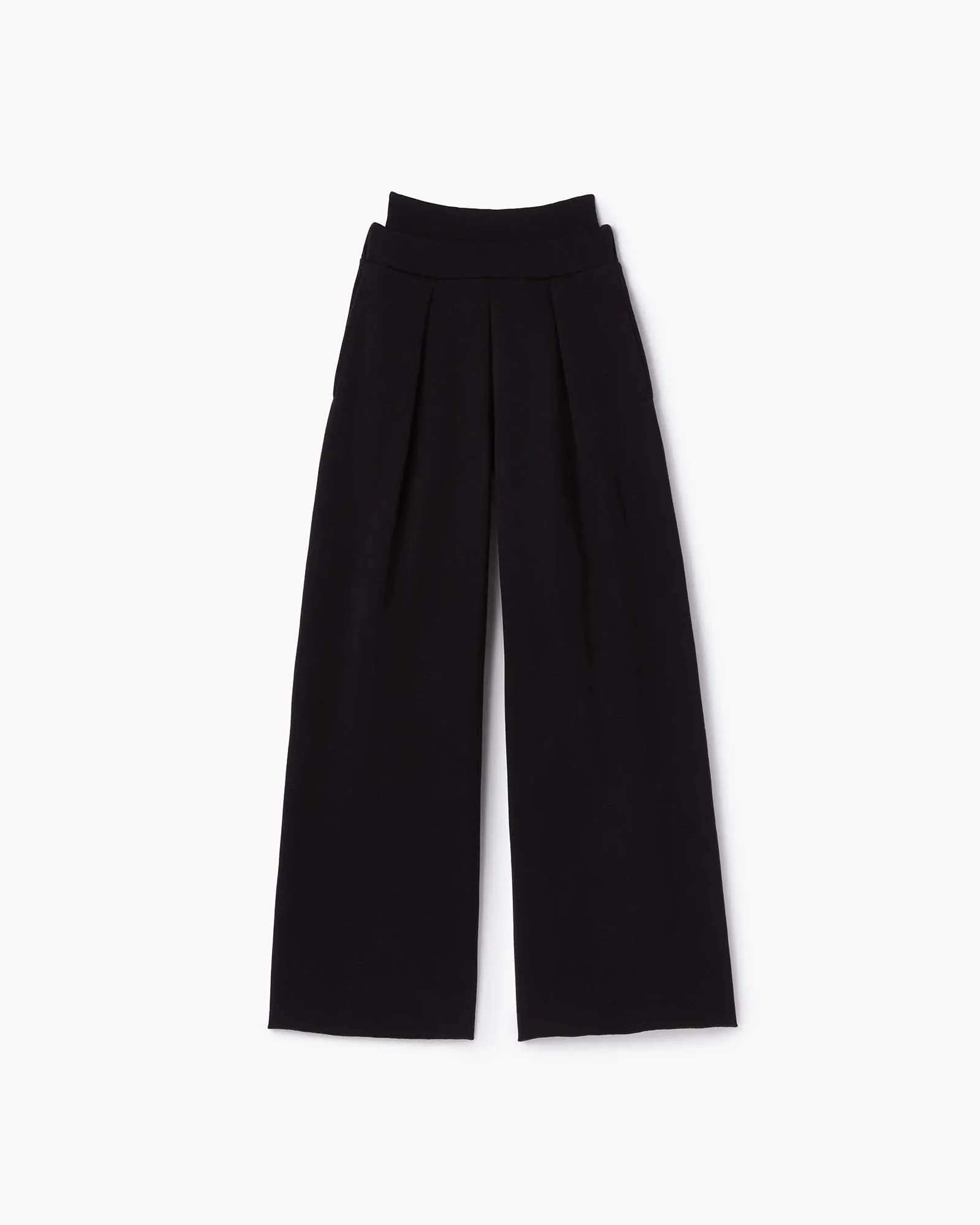 Core Fleece Wide Leg Pant - Black sold by TKEES