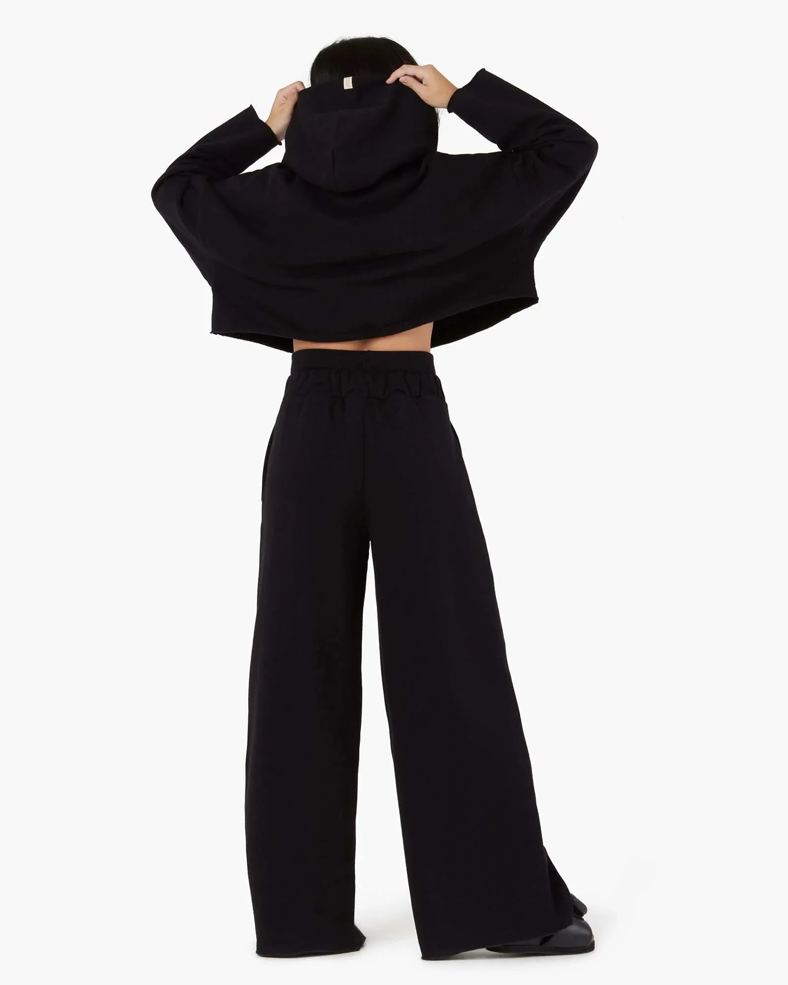Core Fleece Wide Leg Pant - Black sold by TKEES product image thumbnail 3