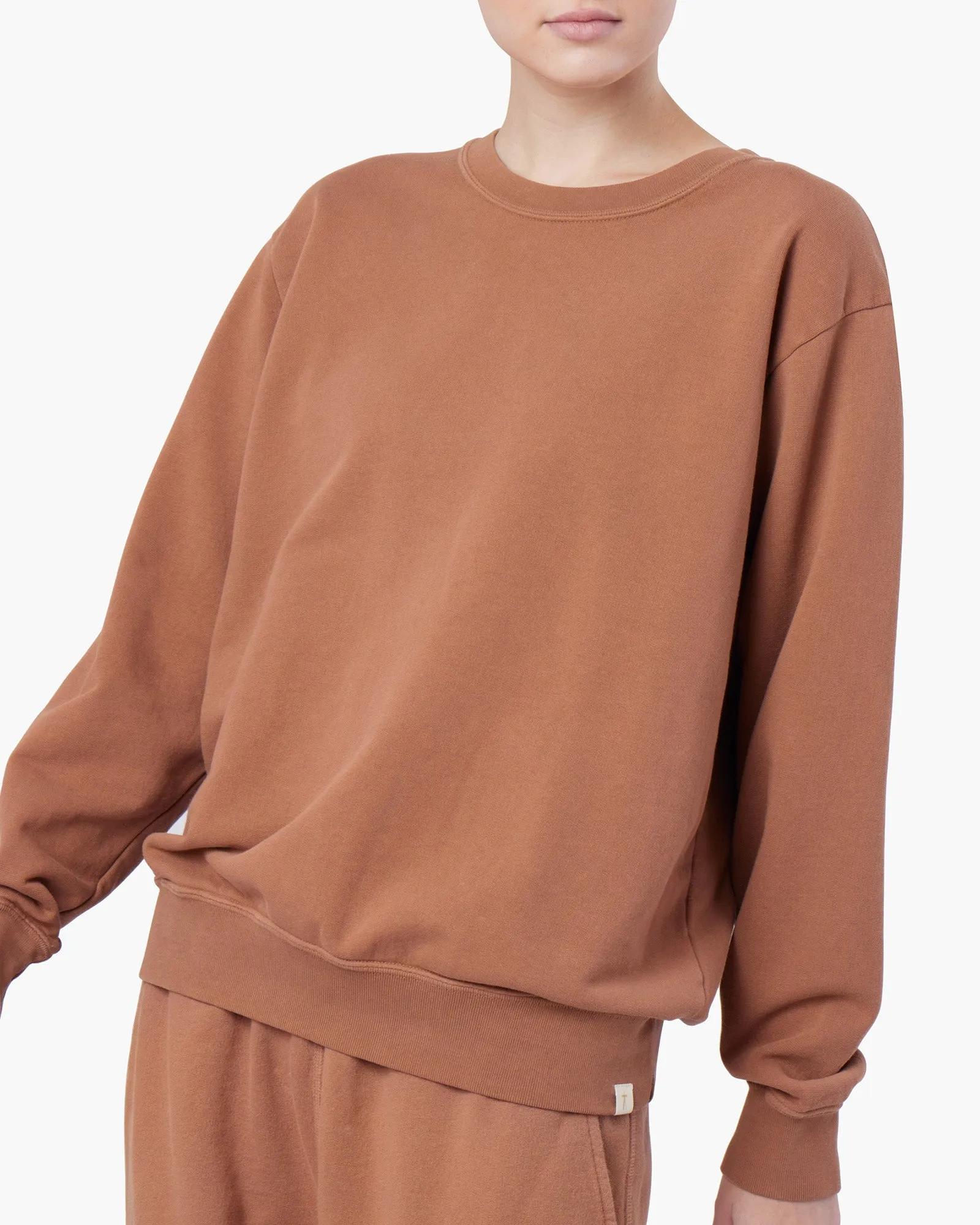 Core Classic Crewneck - Nutmeg sold by TKEES product image thumbnail 5