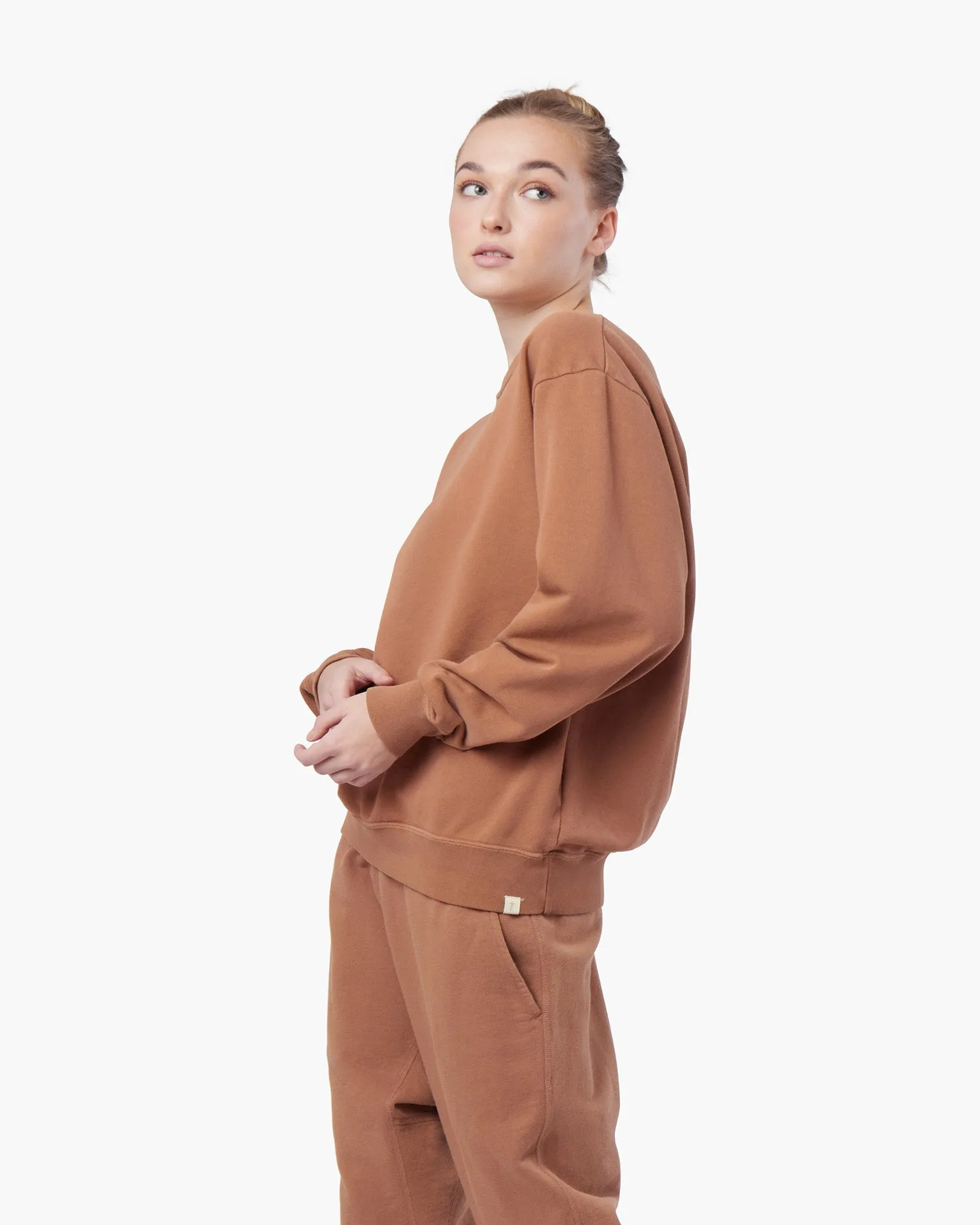 Core Classic Crewneck - Nutmeg sold by TKEES product image thumbnail 3