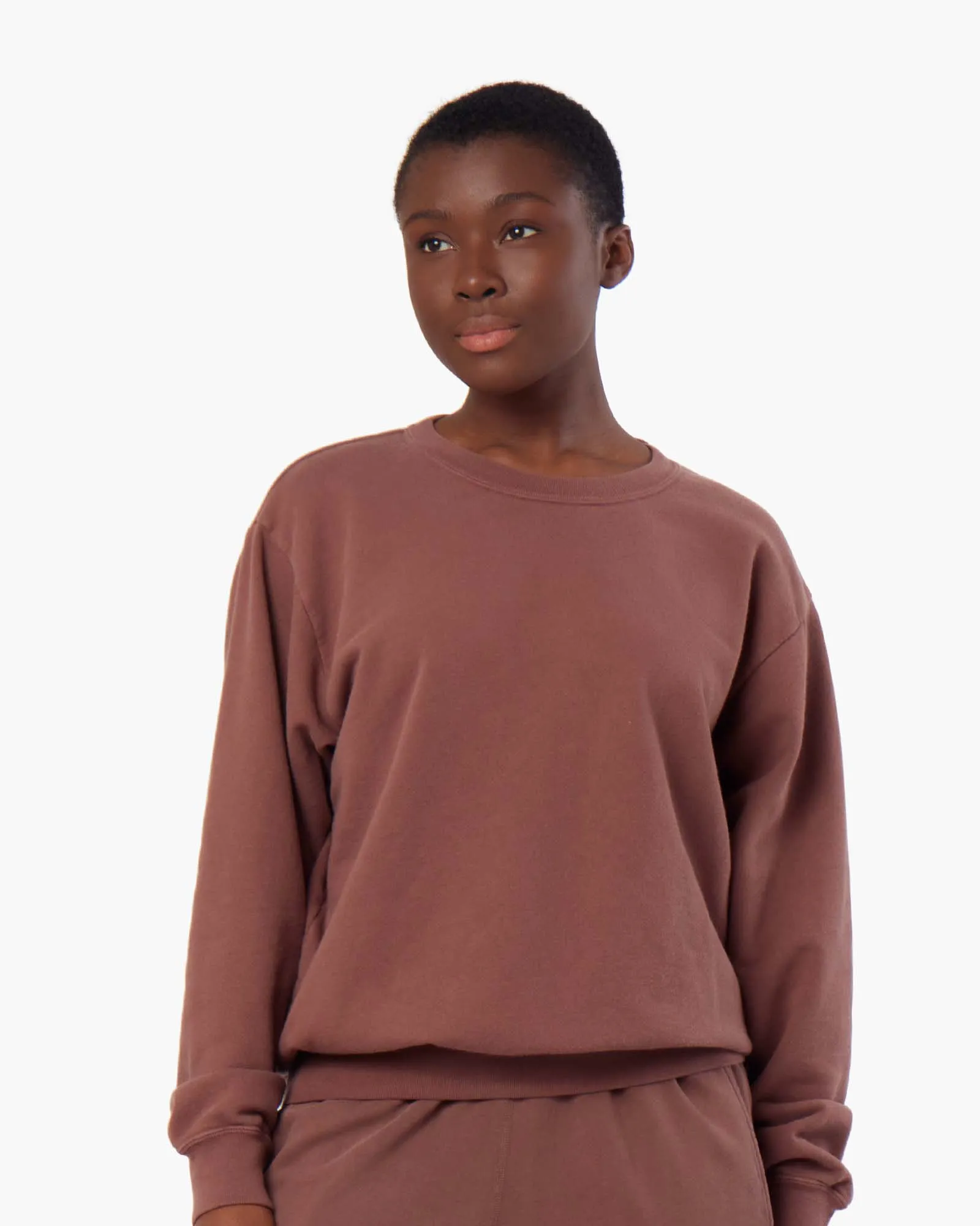 Core Classic Crewneck - Cafe sold by TKEES product image thumbnail 2