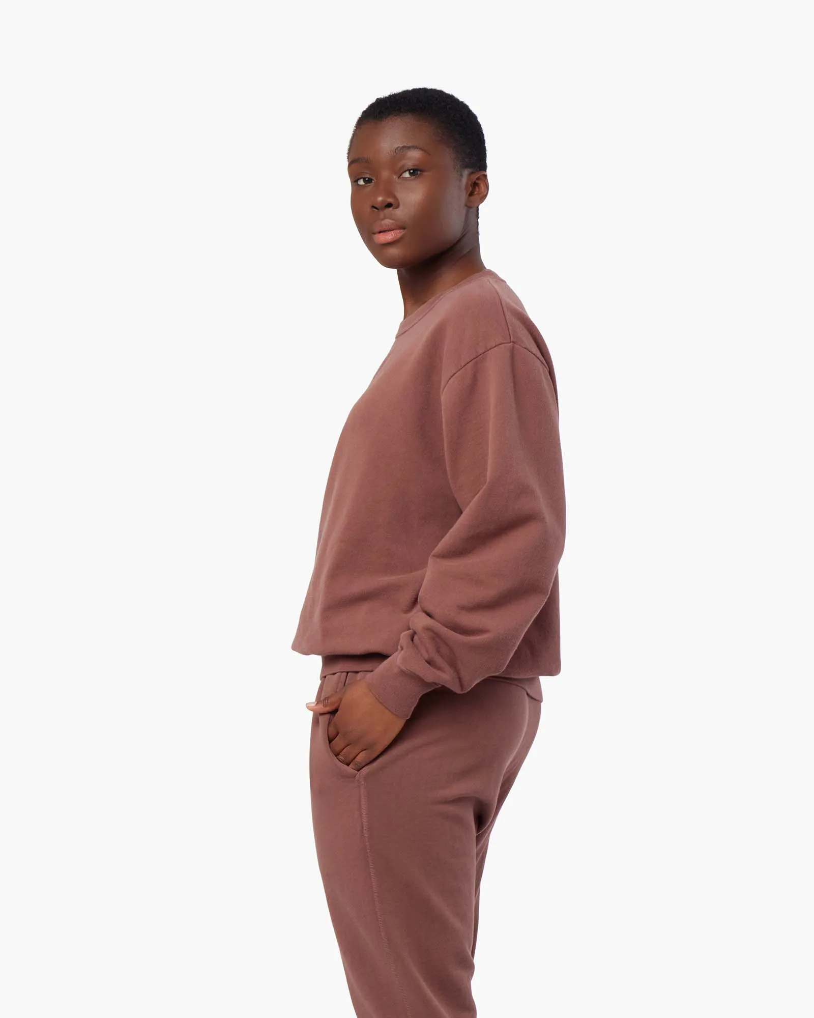 Core Classic Crewneck - Cafe sold by TKEES product image thumbnail 3