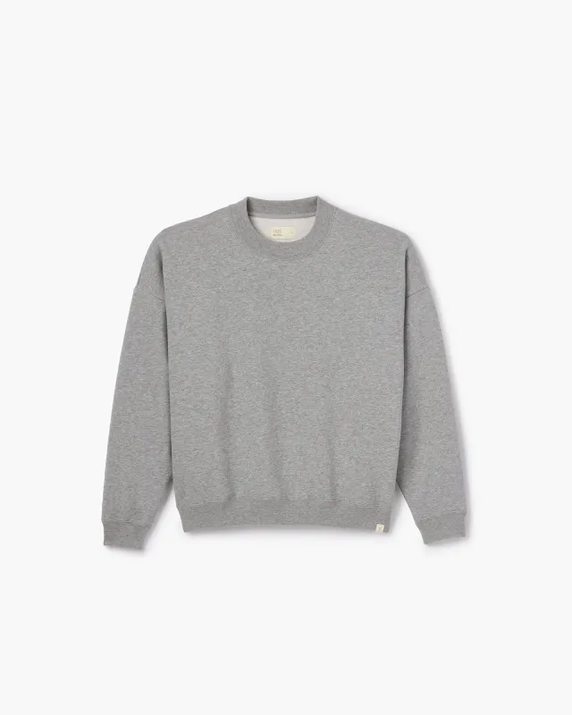 Core Fleece Crewneck - Grey Mix sold by TKEES