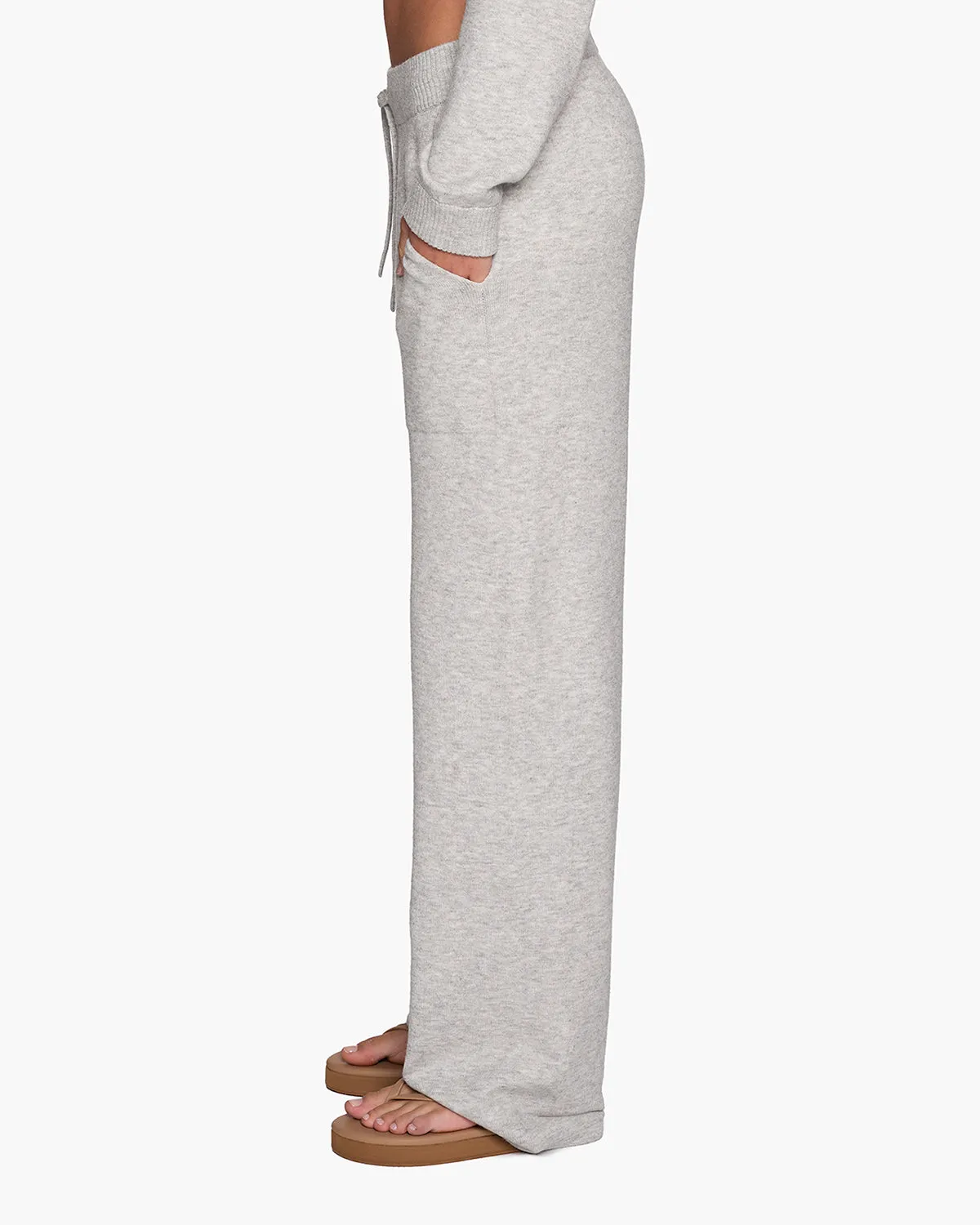 Sunday Sweater Pants - Heather Grey sold by TKEES product image thumbnail 2