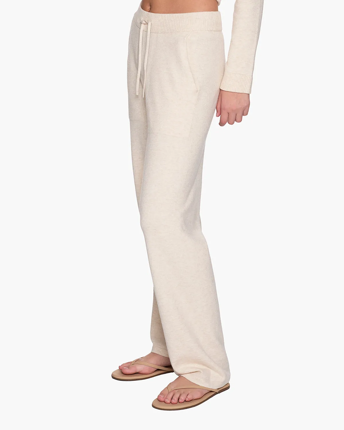 Sunday Sweater Pants - Cream sold by TKEES product image thumbnail 2