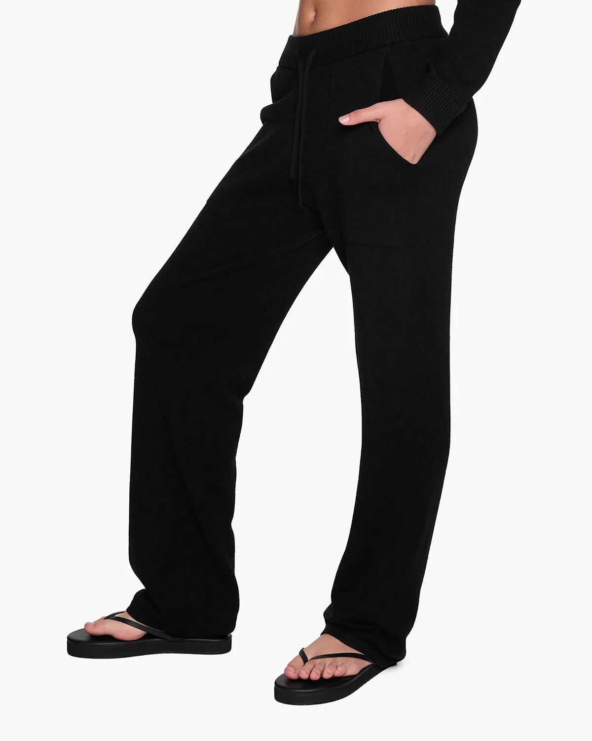 Sunday Sweater Pants - Black sold by TKEES product image thumbnail 2