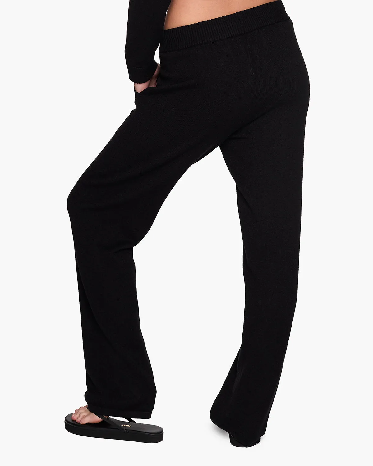 Sunday Sweater Pants - Black sold by TKEES product image thumbnail 3