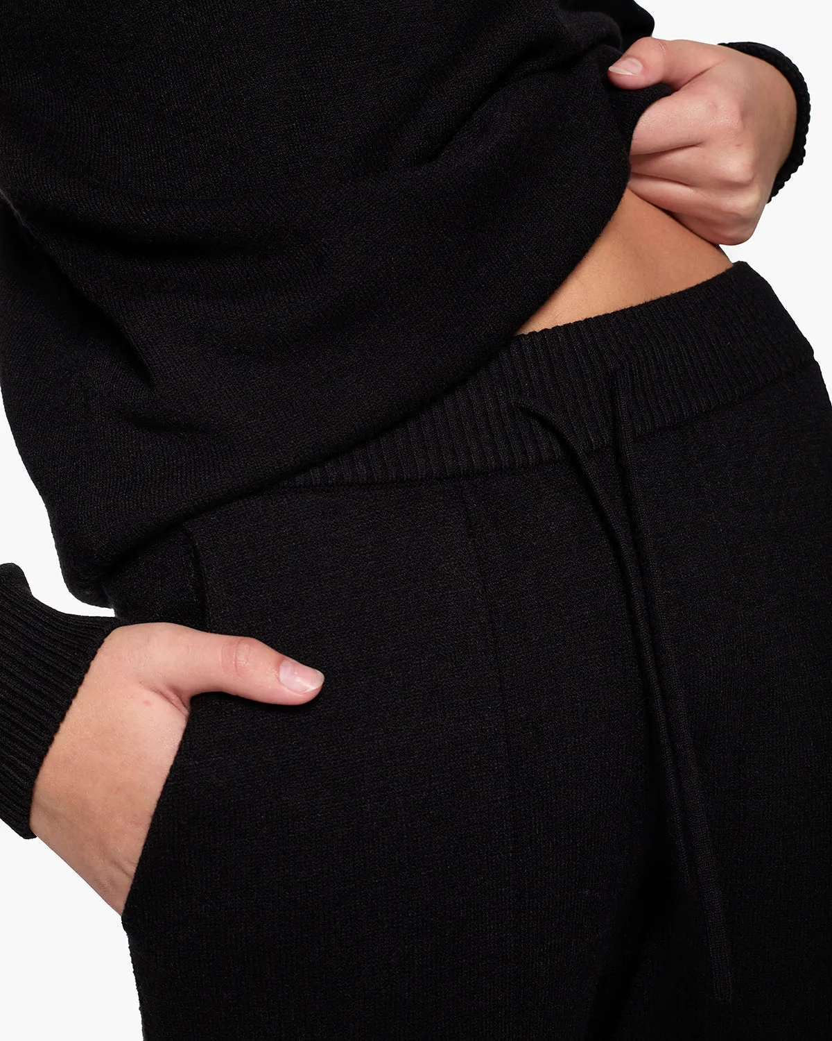 Sunday Sweater Pants - Black sold by TKEES product image thumbnail 4