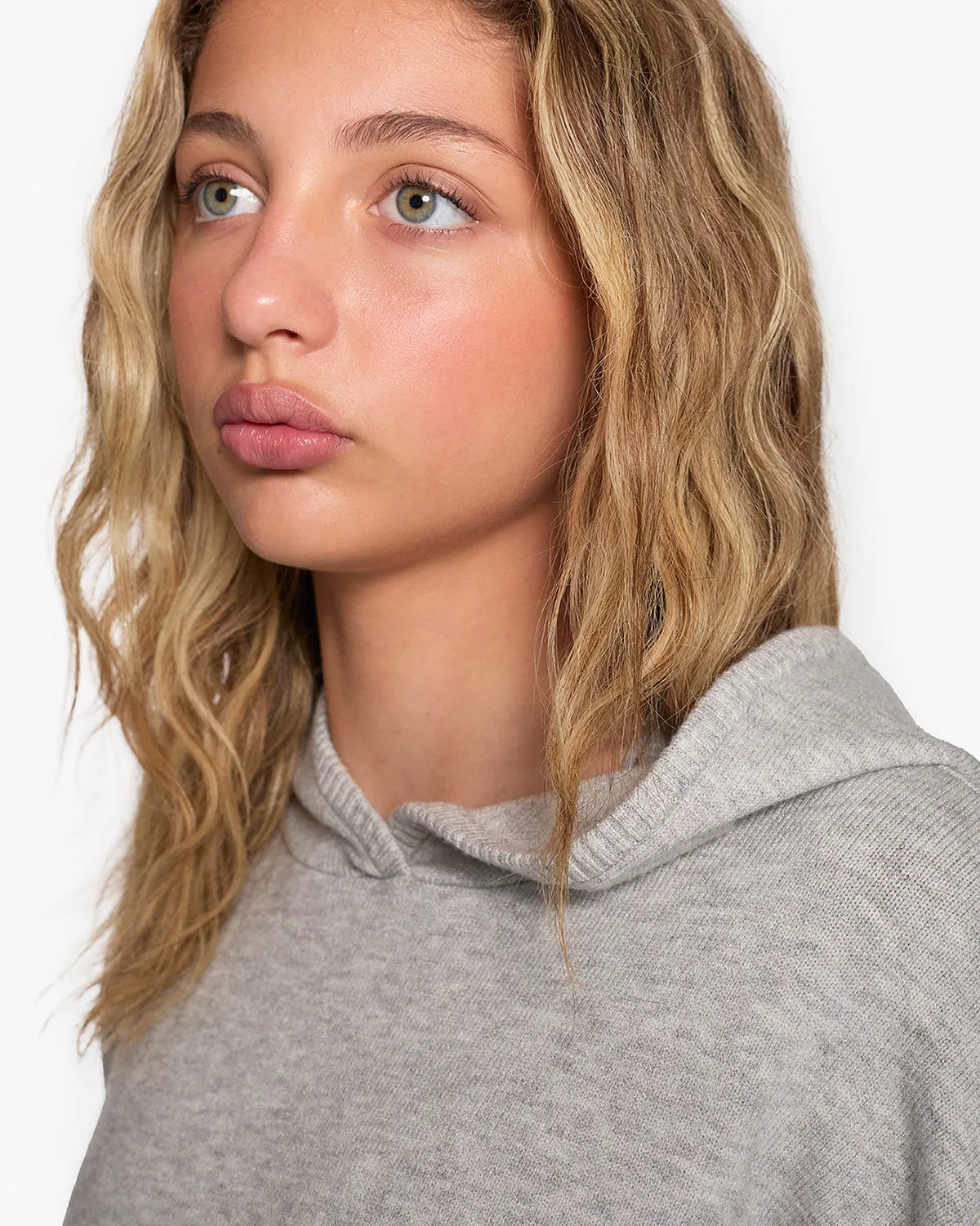 Sunday Sweater Hoodie - Heather Grey sold by TKEES product image thumbnail 4