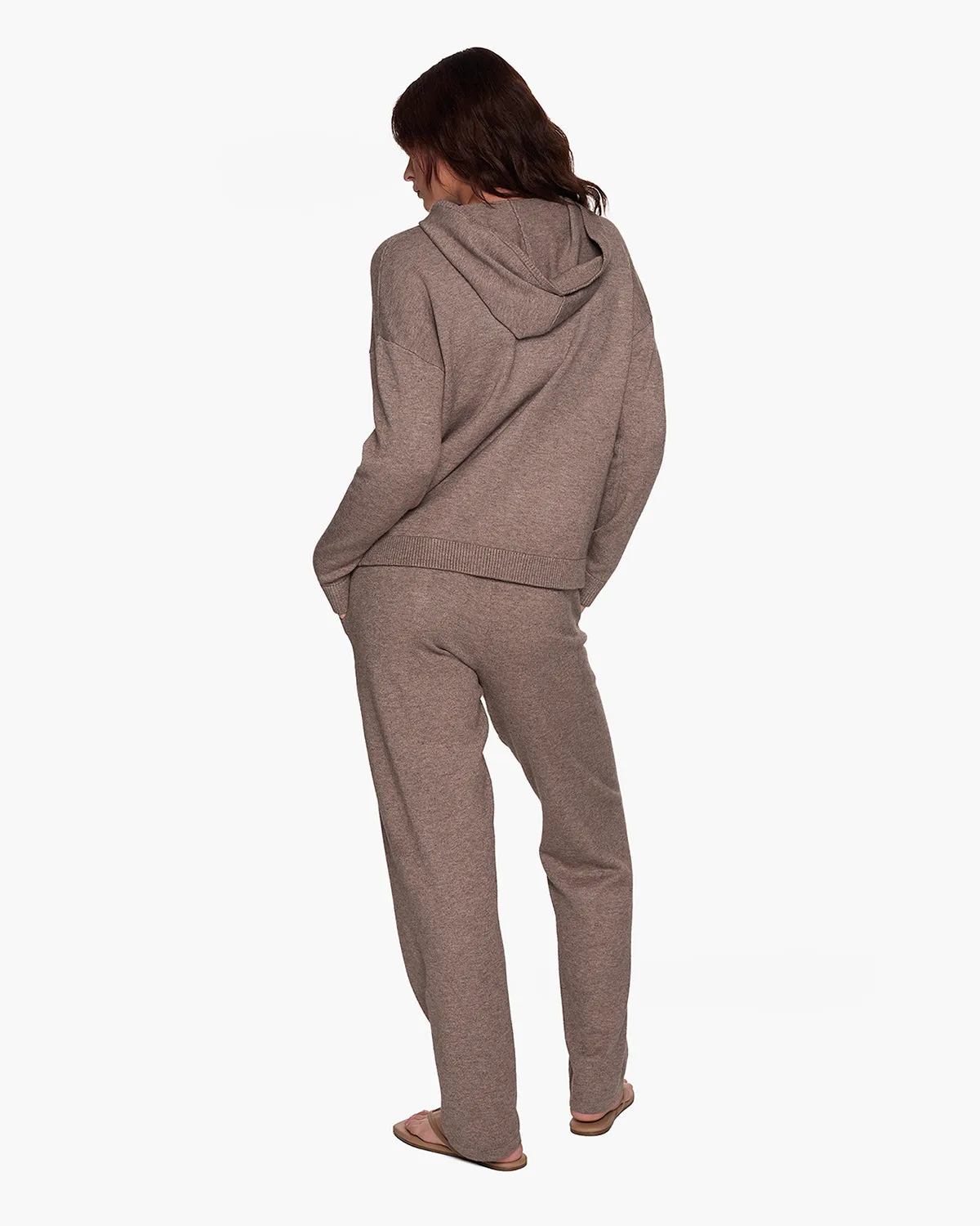 Sunday Sweater Hoodie - Heather Brown sold by TKEES product image thumbnail 3