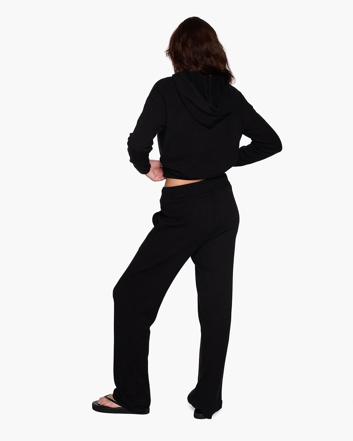 Sunday Sweater Hoodie - Black sold by TKEES product image thumbnail 3