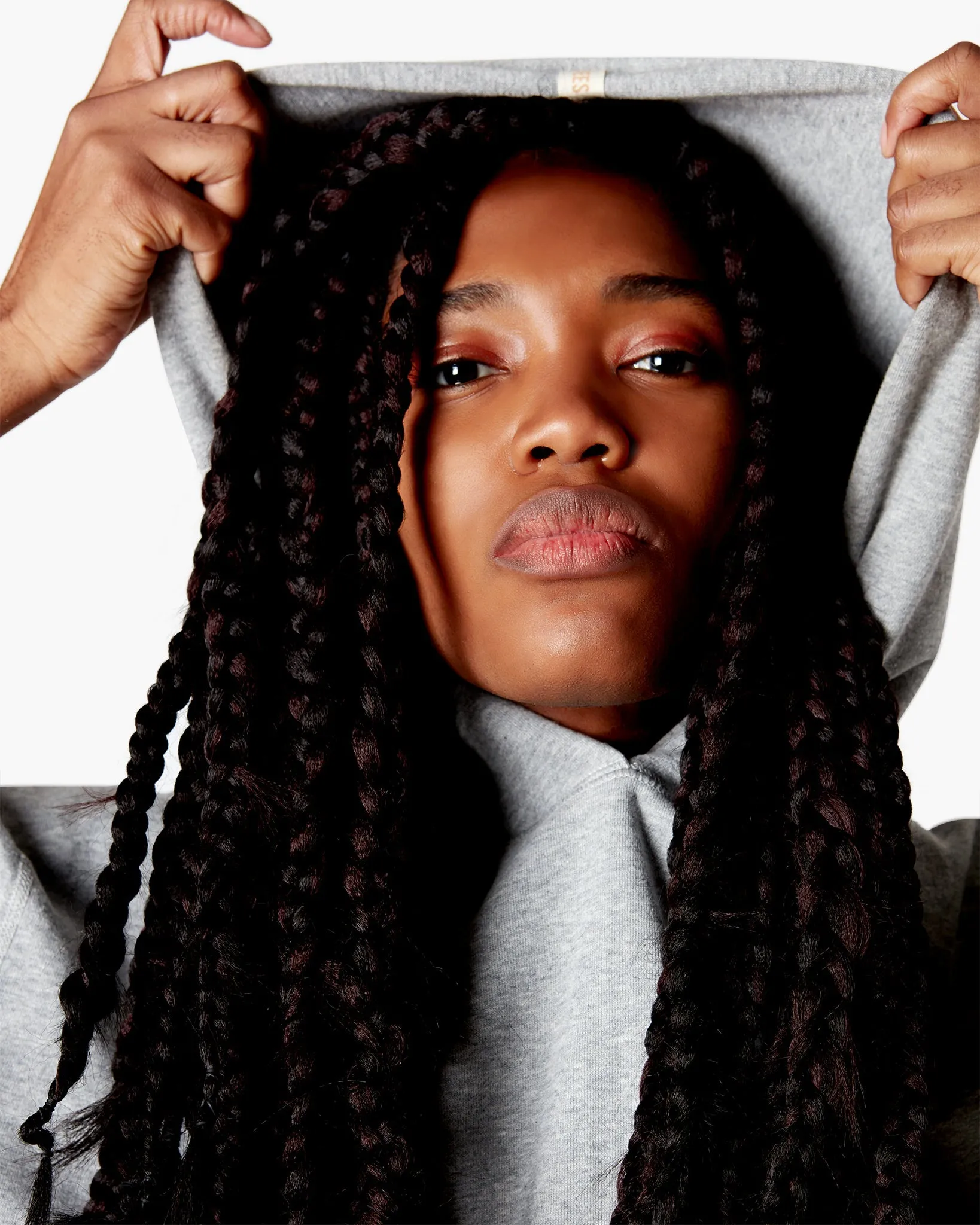 The Warm Hoodie - Grey Mix sold by TKEES product image thumbnail 4