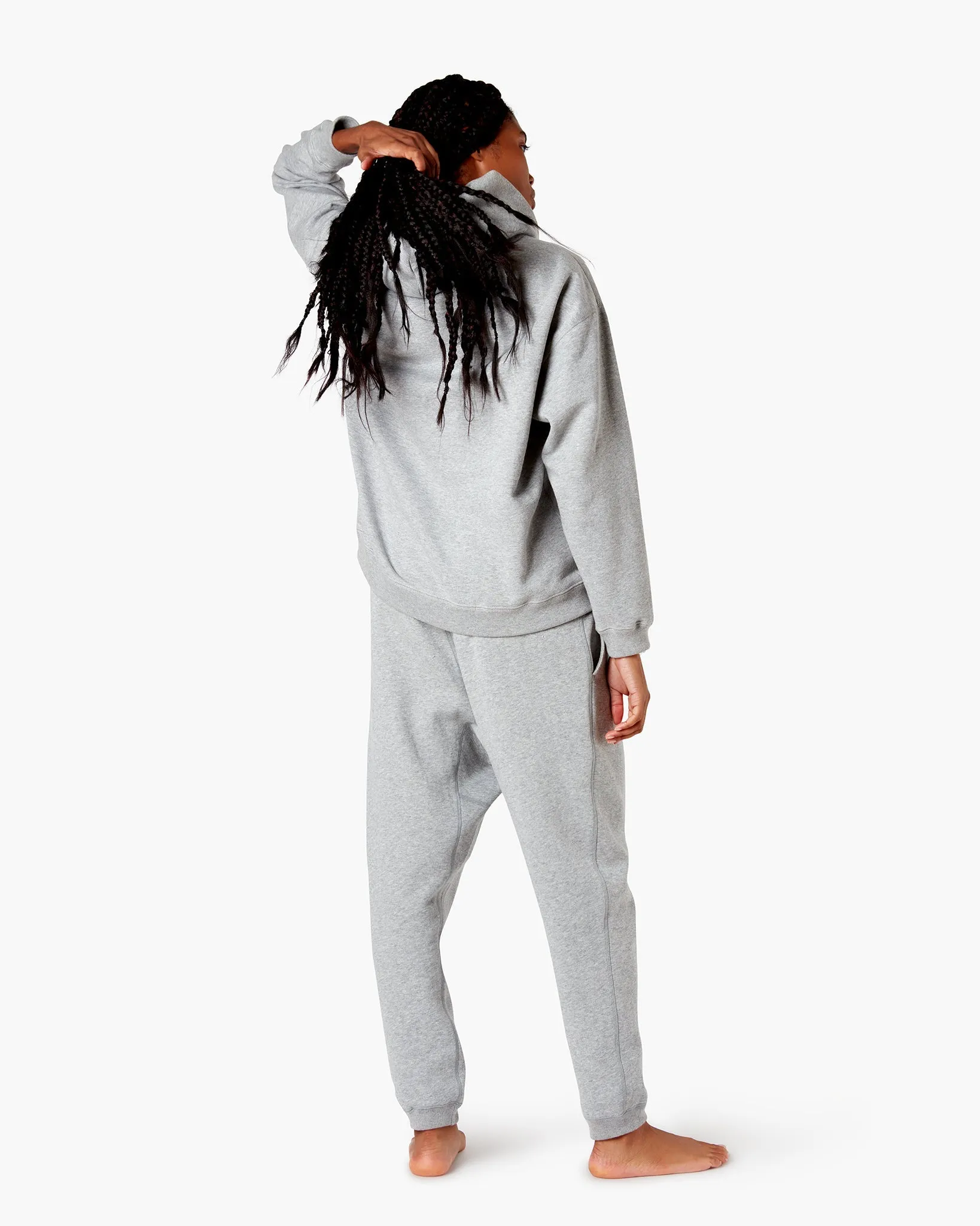 The Warm Hoodie - Grey Mix sold by TKEES product image thumbnail 3