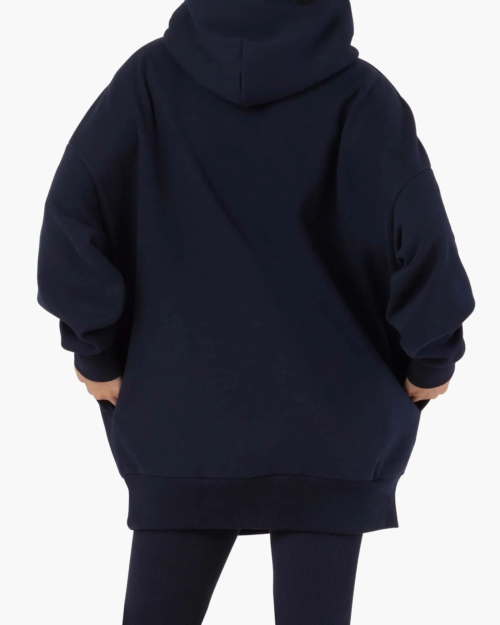 Core Fleece Oversized Hoodie - Midnight Navy sold by TKEES product image thumbnail 4