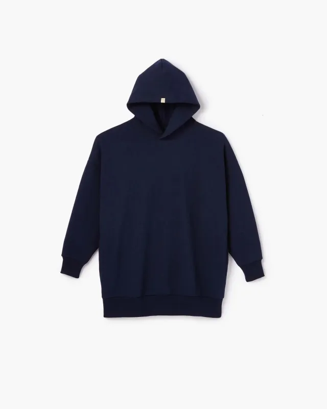 Core Fleece Oversized Hoodie - Midnight Navy sold by TKEES