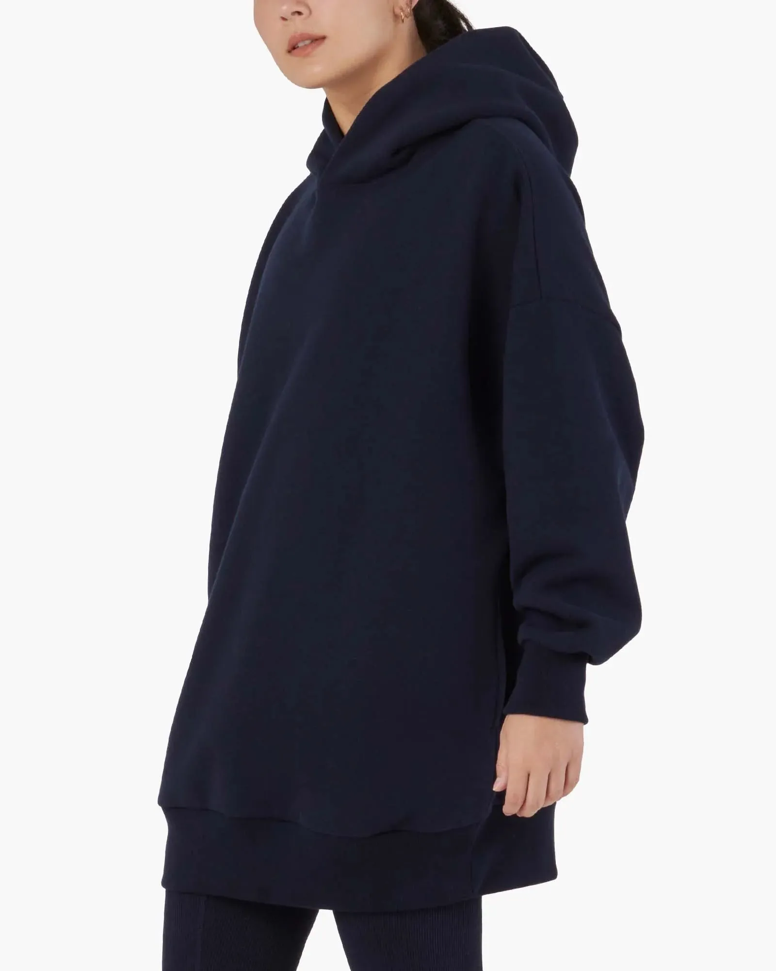 Core Fleece Oversized Hoodie - Midnight Navy sold by TKEES product image thumbnail 3