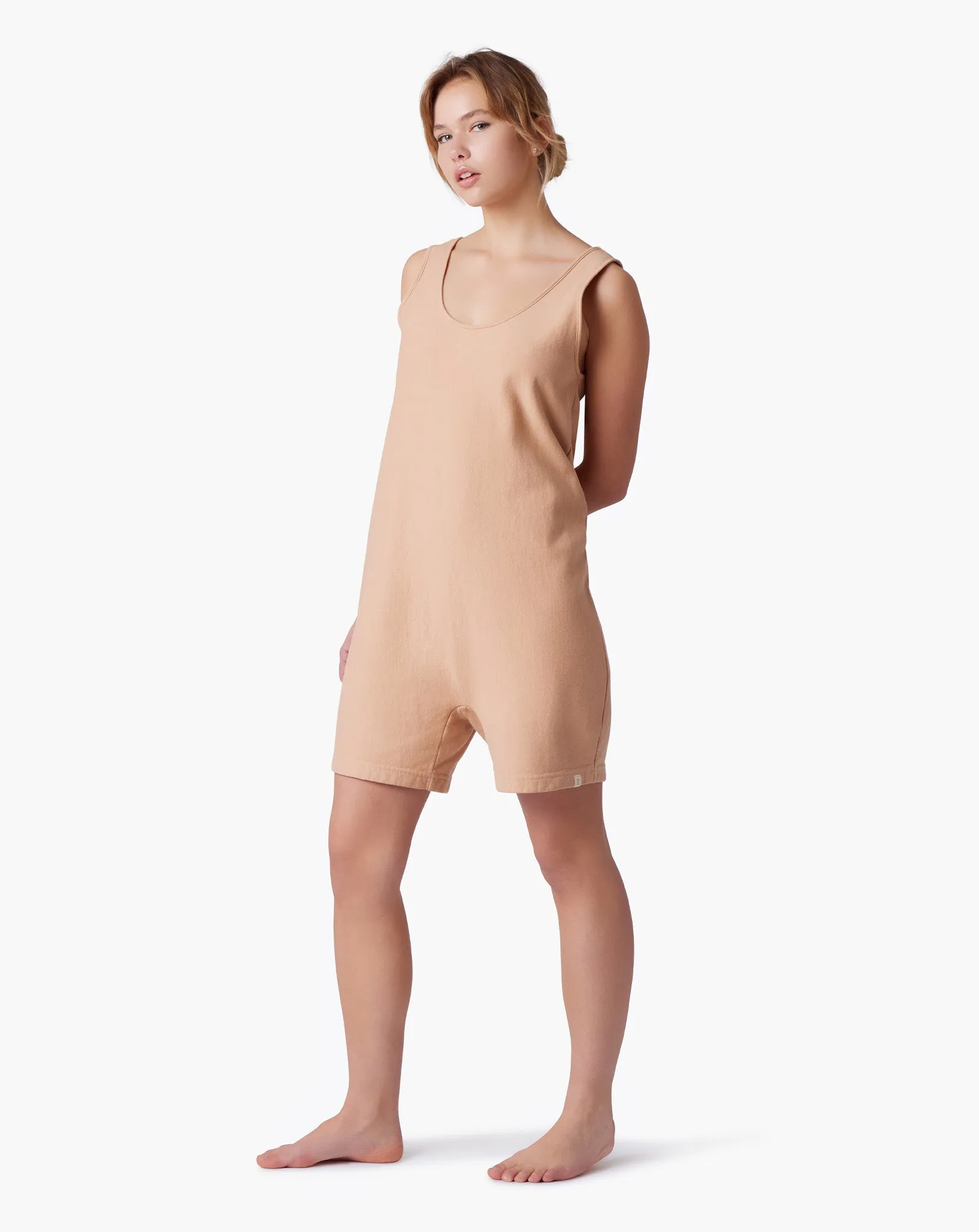 Short Playsuit - Bisque sold by TKEES product image thumbnail 3