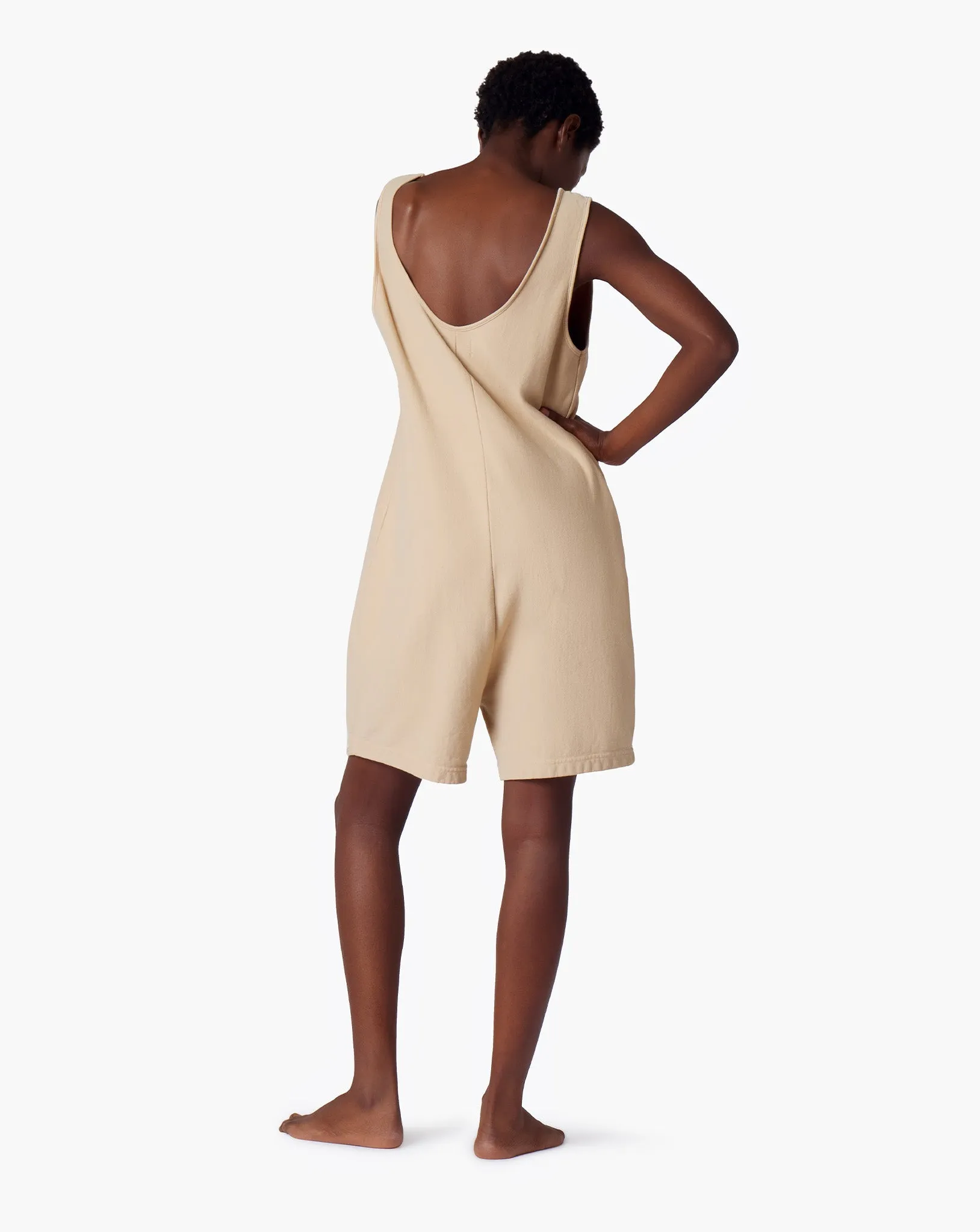 Short Playsuit - Latte sold by TKEES product image thumbnail 4