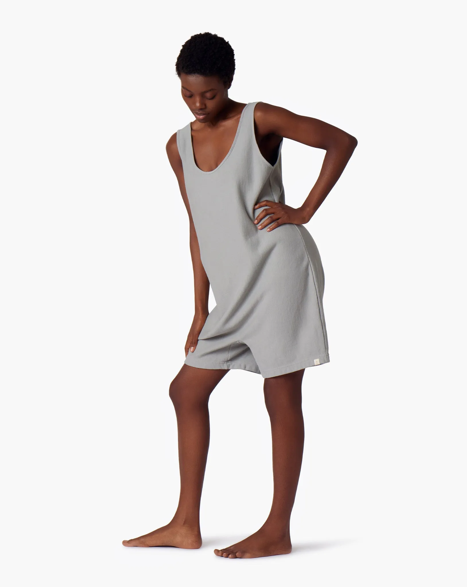 Short Playsuit - Dove sold by TKEES product image thumbnail 3