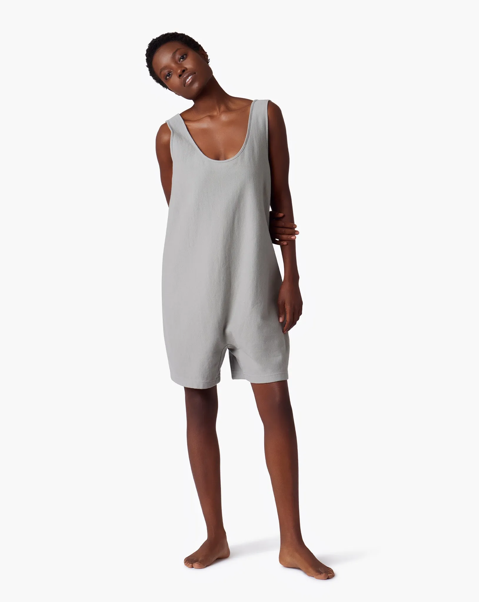 Short Playsuit - Dove sold by TKEES product image thumbnail 2
