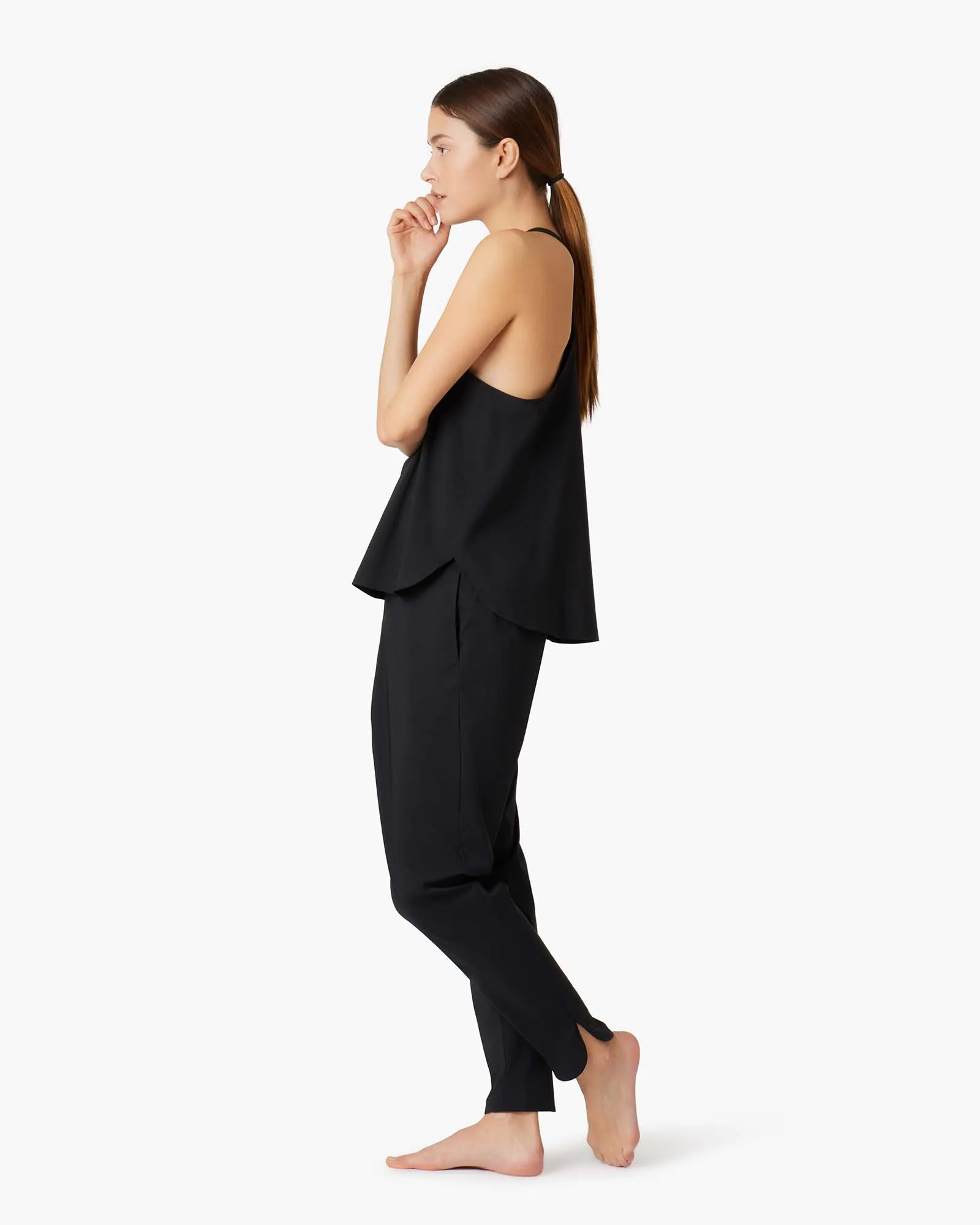 Poplin Tank - Black sold by TKEES product image thumbnail 2