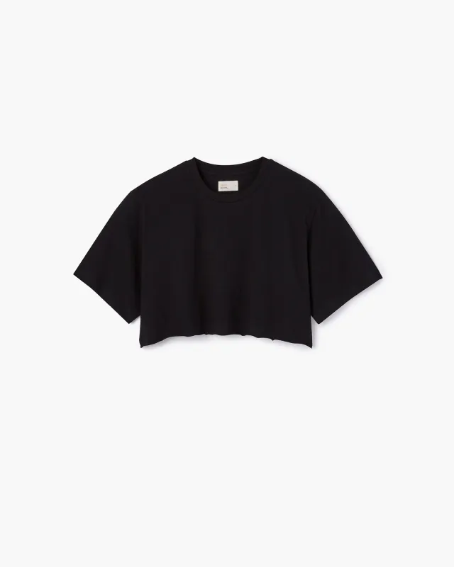 Cropped Tee - Black made by TKEES
