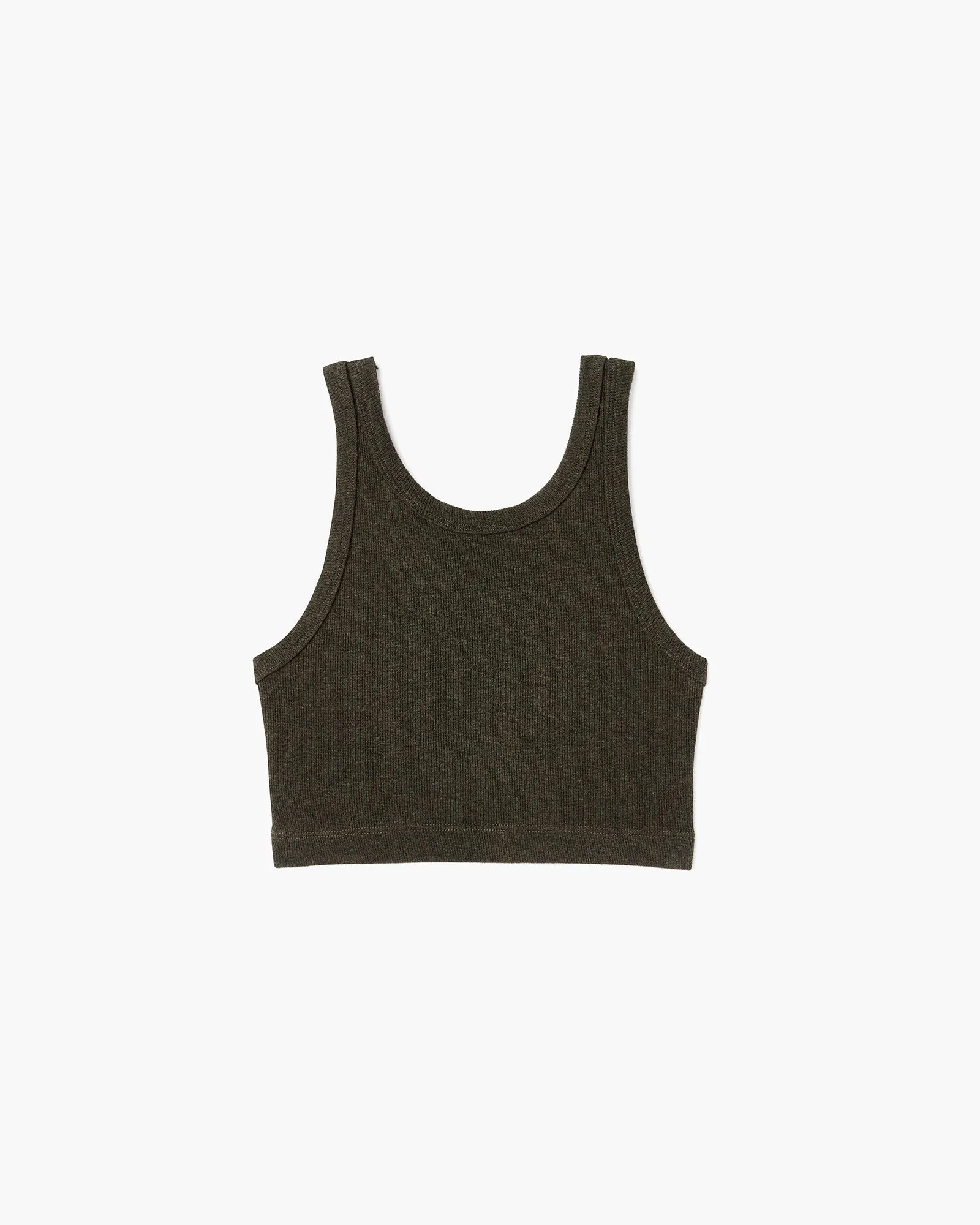 Super Rib Two Way Tank Bra - Moss sold by TKEES