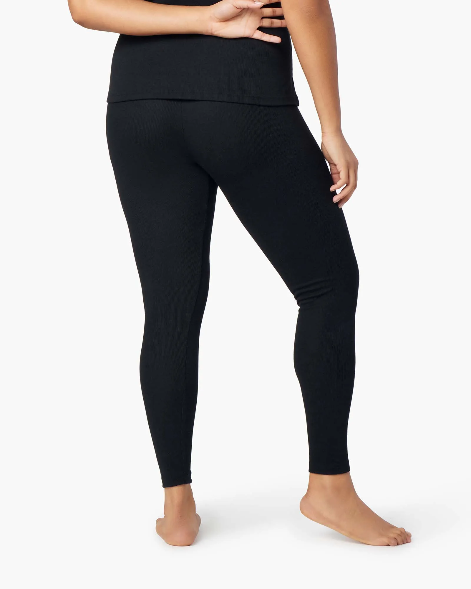 Super Rib Legging - Black sold by TKEES product image thumbnail 4