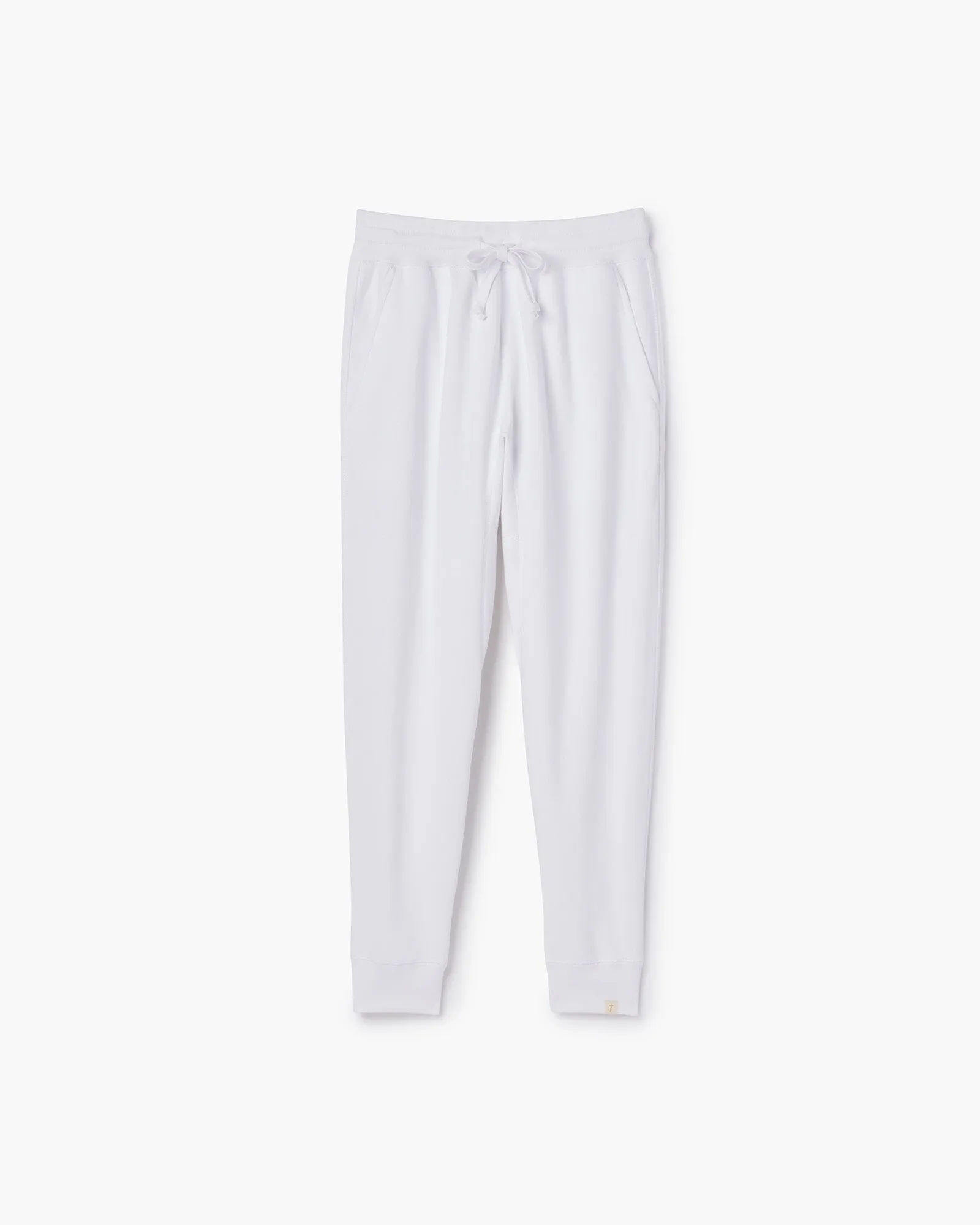 Core Fleece Sport Jogger - White sold by TKEES