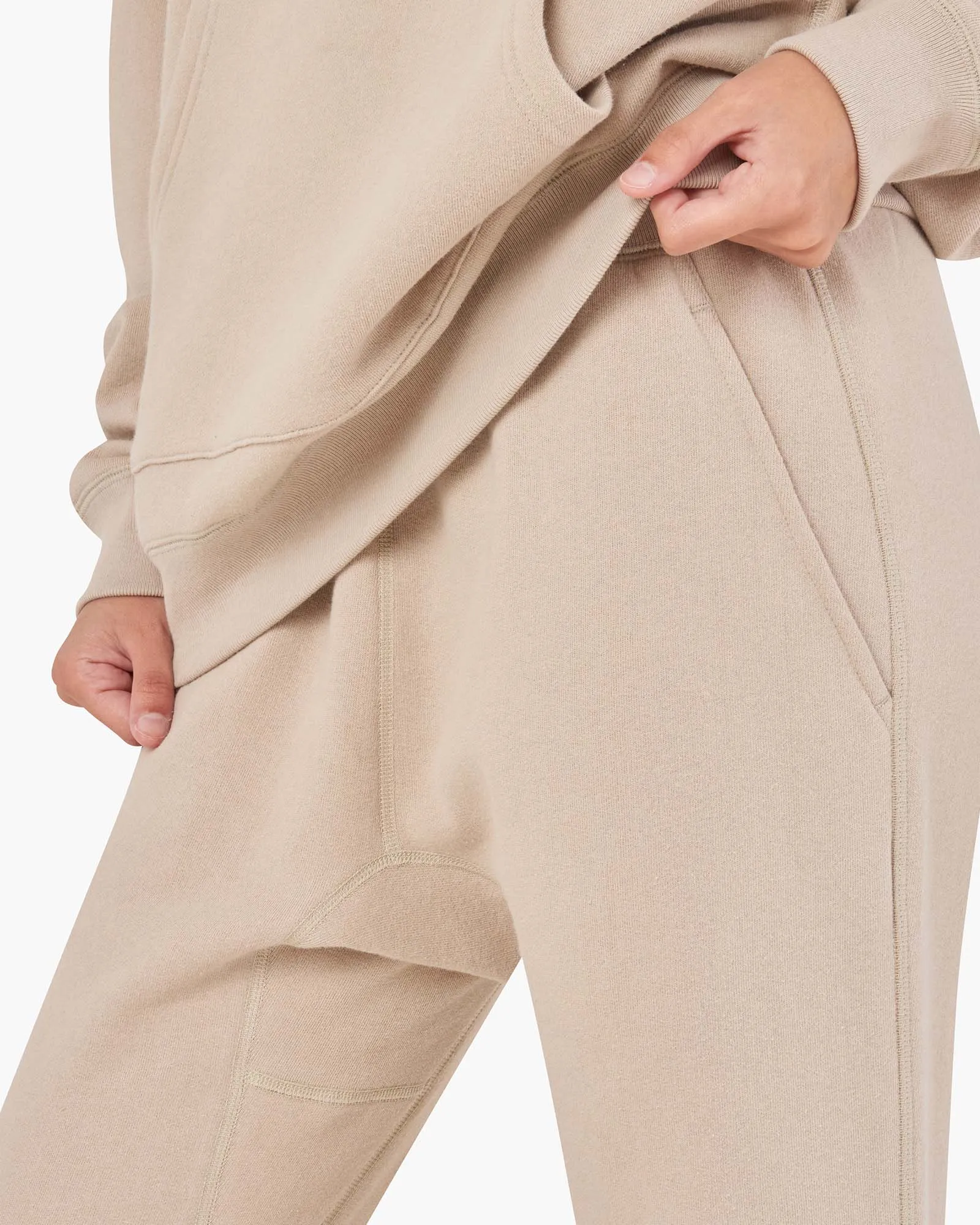 Core Fleece Sport Jogger - Sand sold by TKEES product image thumbnail 5