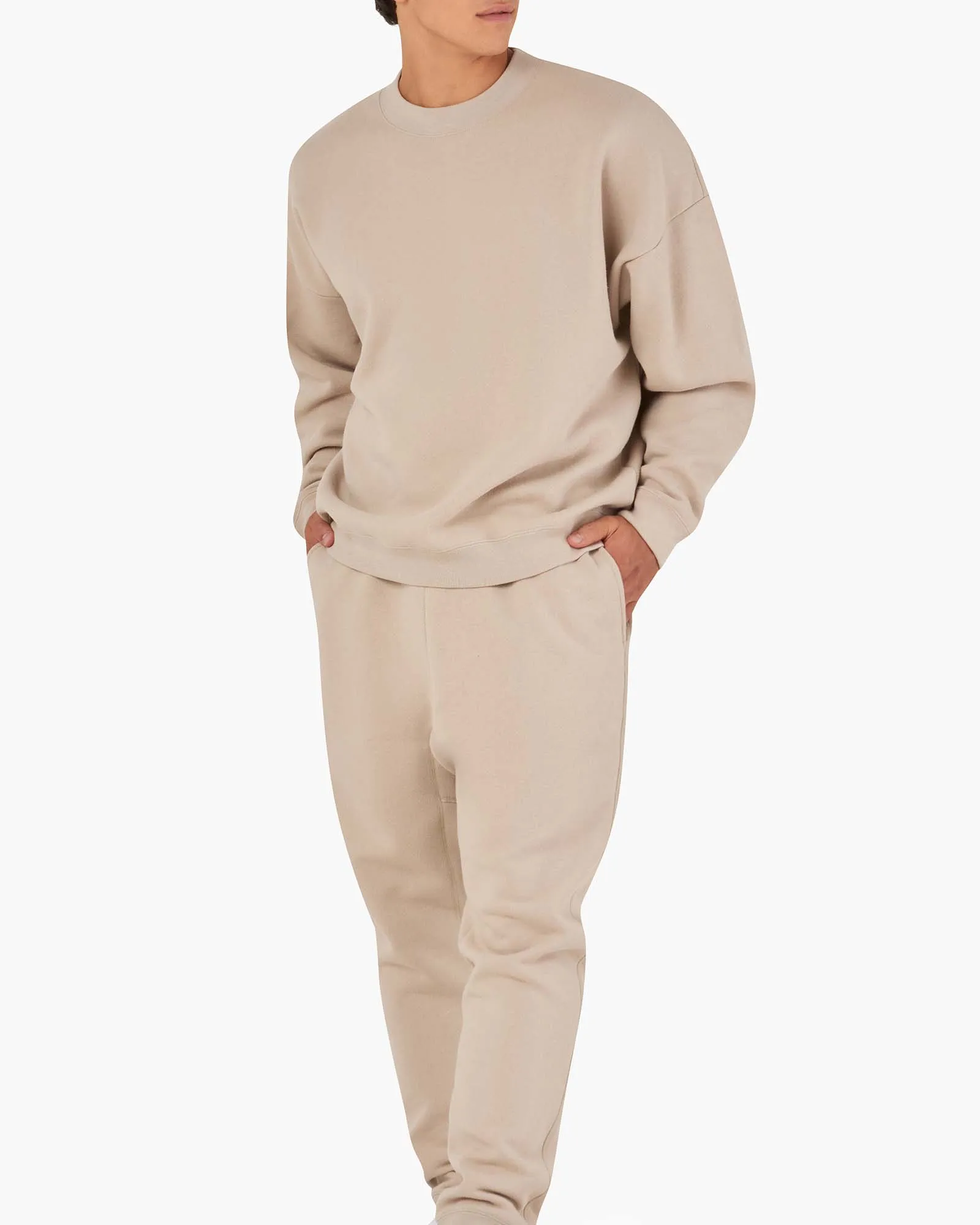 Core Fleece Jogger - Sand sold by TKEES product image thumbnail 5