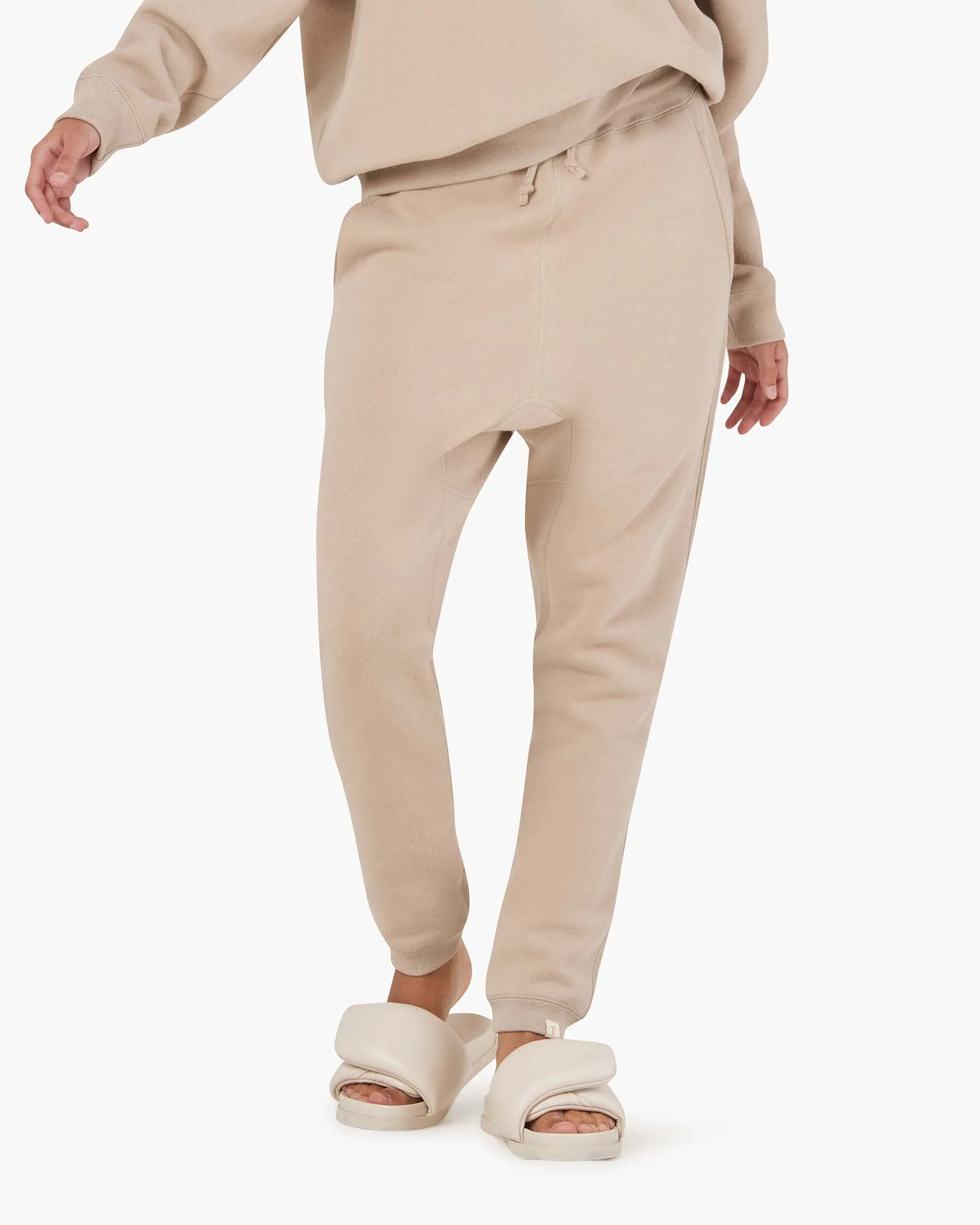 Core Fleece Jogger - Sand sold by TKEES product image thumbnail 2