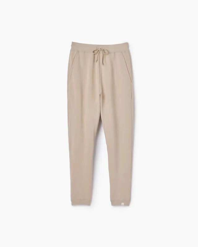 Core Fleece Jogger - Sand sold by TKEES