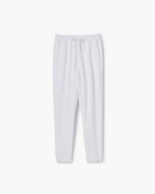 Core Fleece Jogger - White sold by TKEES
