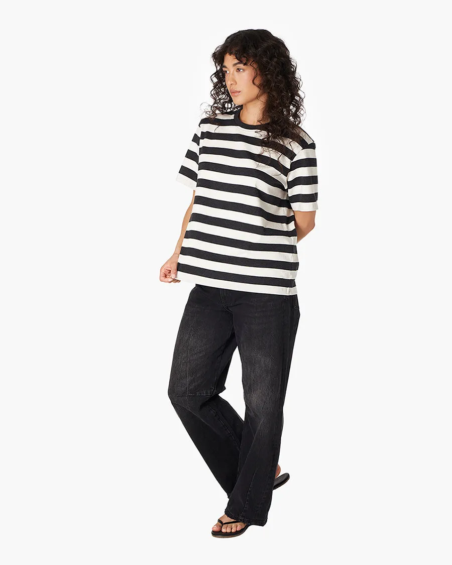 Classic Striped Tee - Black/White sold by TKEES product image thumbnail 2