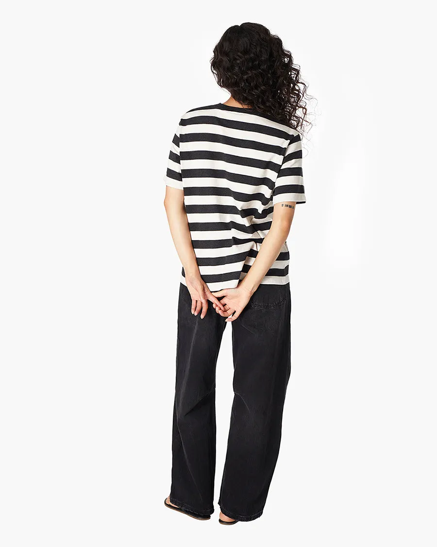 Classic Striped Tee - Black/White sold by TKEES product image thumbnail 3