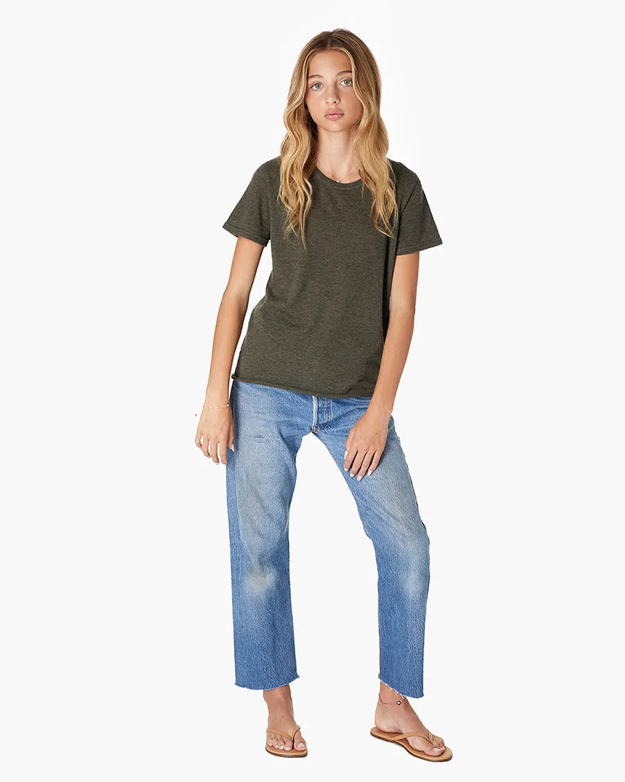 Cashmere Classic Tee - Moss sold by TKEES