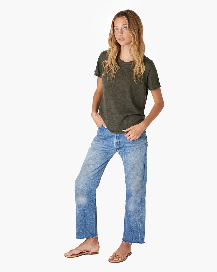 Cashmere Classic Tee - Moss sold by TKEES product image thumbnail 2