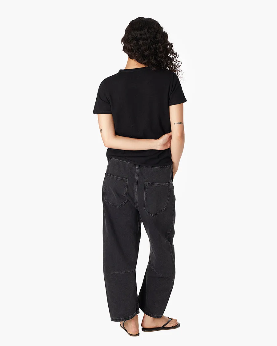 Cashmere Classic Tee - Black sold by TKEES product image thumbnail 3