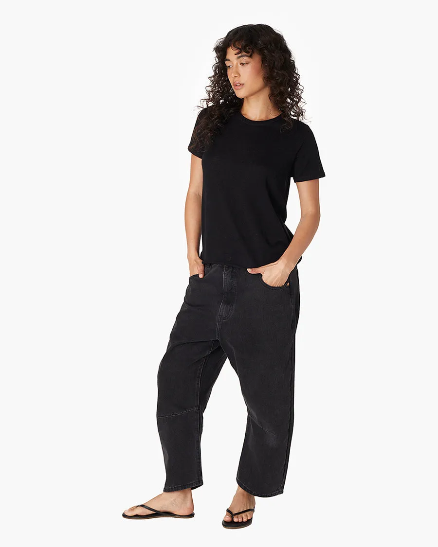 Cashmere Classic Tee - Black sold by TKEES product image thumbnail 2