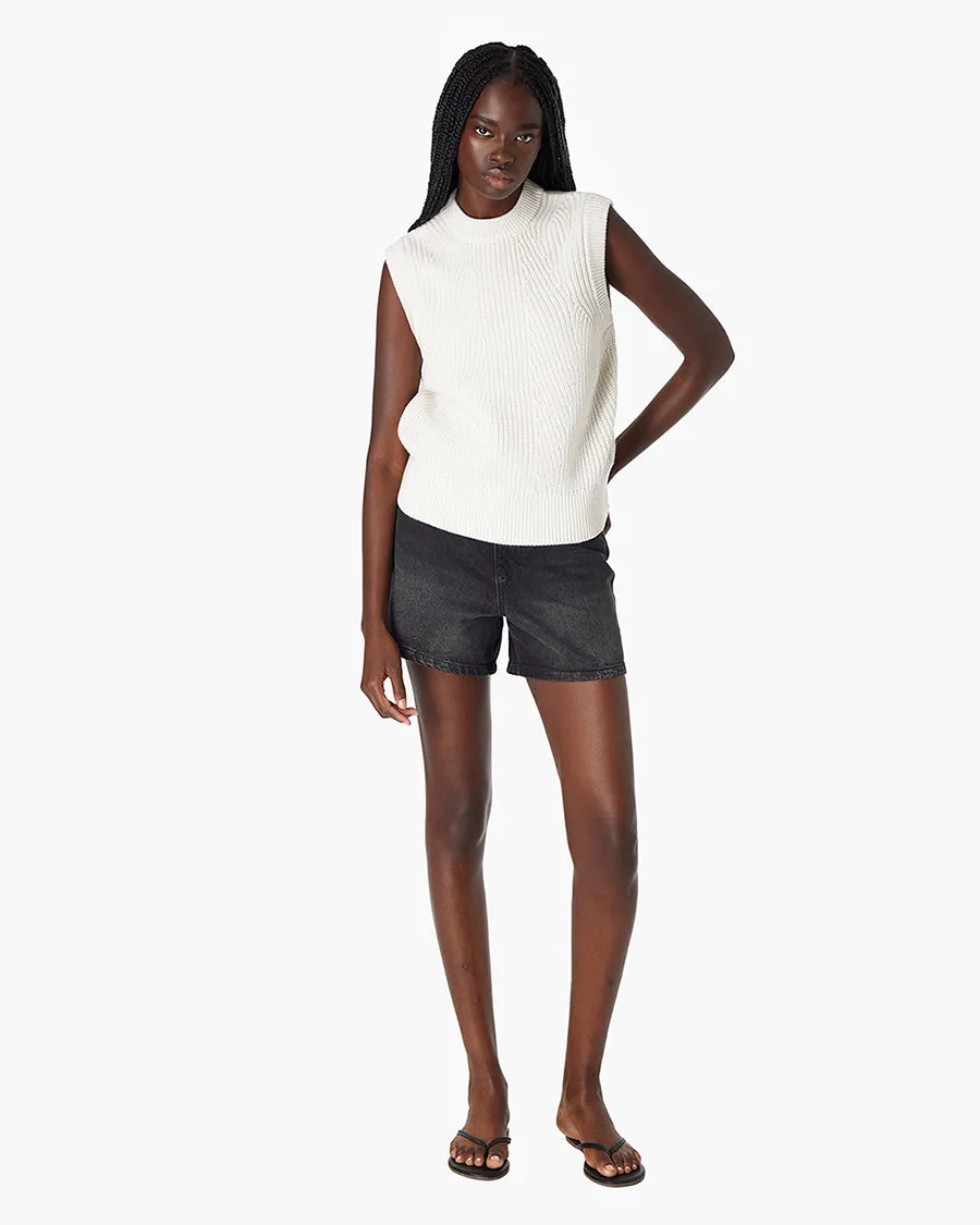 Merino Knit Vest - Cream sold by TKEES product image thumbnail 2