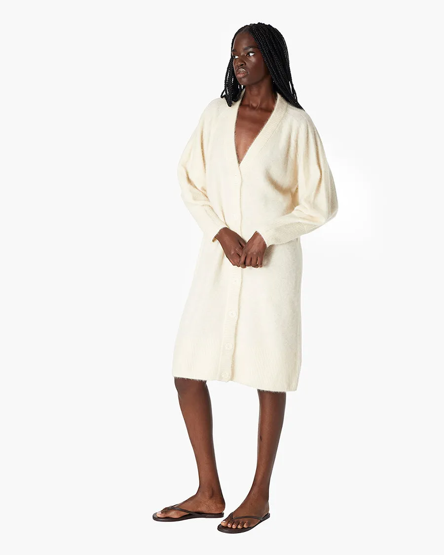 Softest Long Cardigan - Cream sold by TKEES product image thumbnail 2