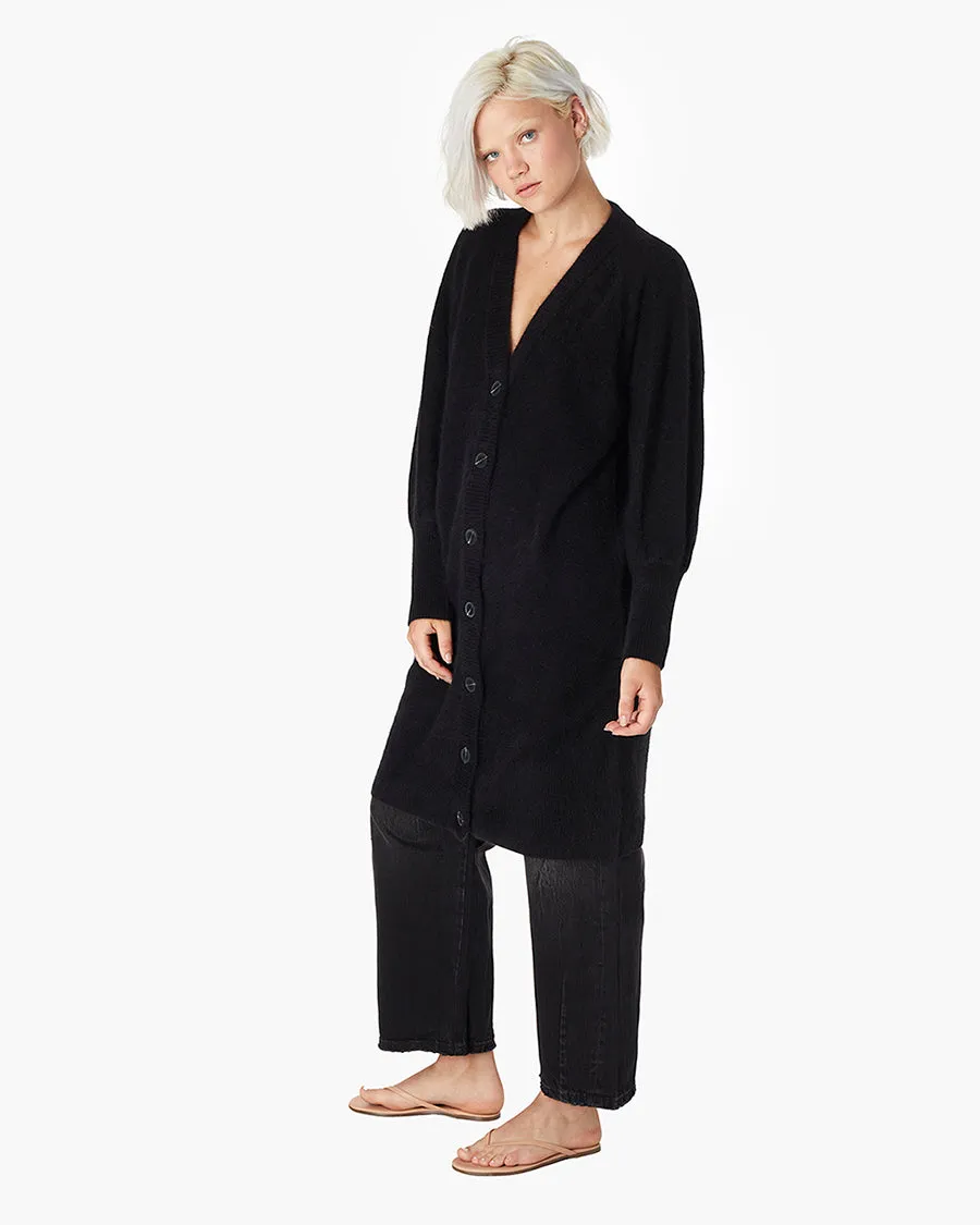 Softest Long Cardigan - Black sold by TKEES product image thumbnail 2